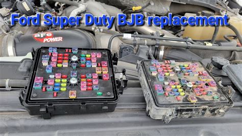 replacing 2011 ford battery junction box|2022 f350 battery junction box.